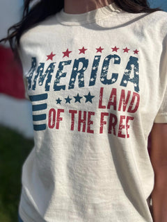 America Land of the Free Tee