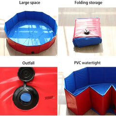 Portable Pet Folding Bathtub