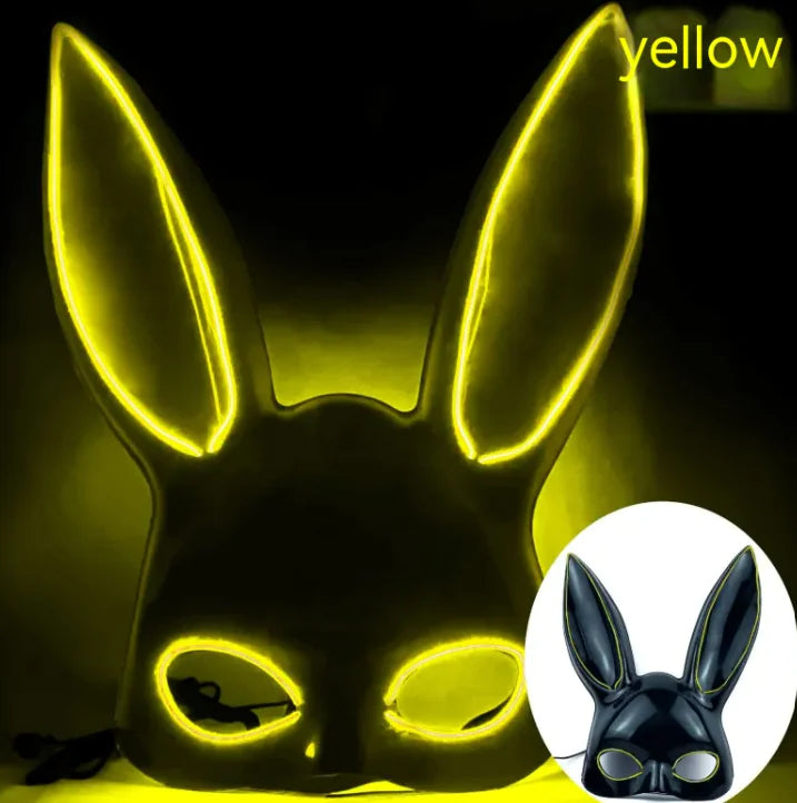 Christmas Ball Luminous Rabbit Mask