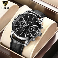 Luxury Leather Casual Quartz Watch