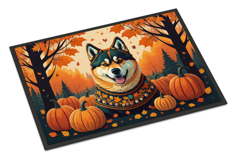 Akita Fall Doormat