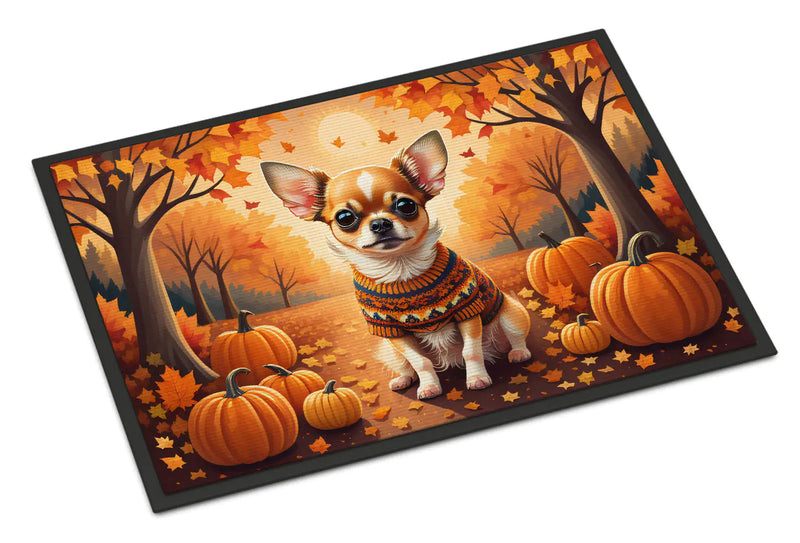 Chihuahua Fall Doormat