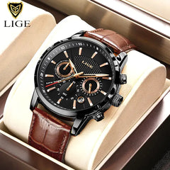 Luxury Leather Casual Quartz Watch