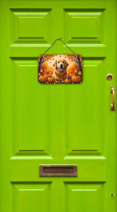 Golden Retriever Fall Wall or Door Hanging Prints