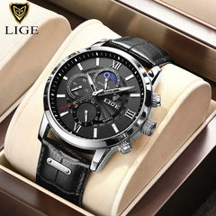 Luxury Leather Casual Quartz Watch