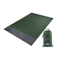 Compact Waterproof Beach Blanket: 2x2.1m Folding Camping Mat