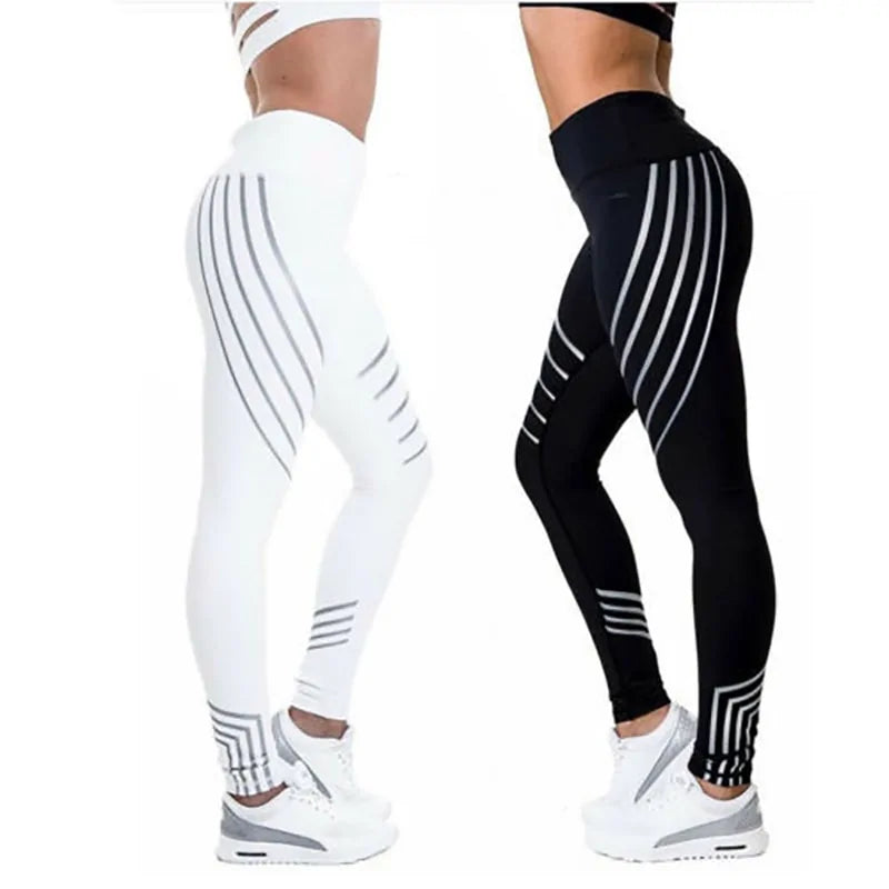 High Elastic Shine Workout Pants