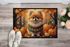 Pomeranian Fall Doormat