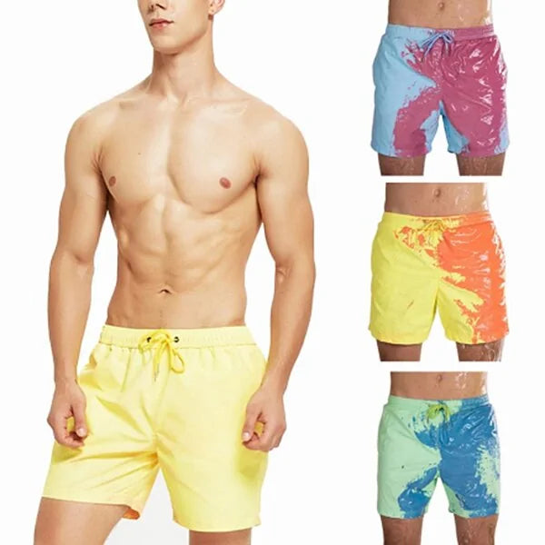 Men's Color-Changing Beach Shorts