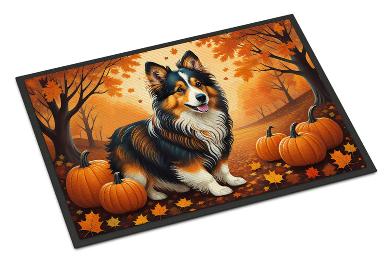 Sheltie Fall Doormat