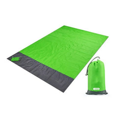 Compact Waterproof Beach Blanket: 2x2.1m Folding Camping Mat