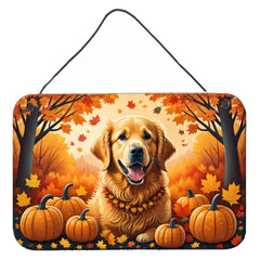 Golden Retriever Fall Wall or Door Hanging Prints