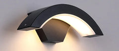 Led Wall Light Curved Moon Induction Wall Light