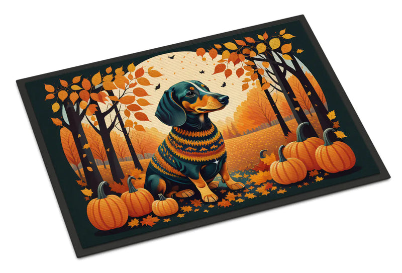 Dachshund Fall Doormat