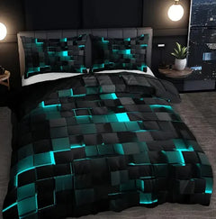 Abstract Grid Series Quilt Cover Digital Printing Bedding