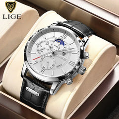 Luxury Leather Casual Quartz Watch